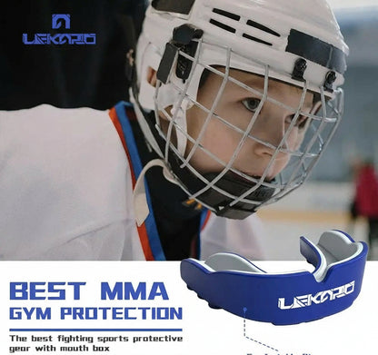 Adult Sports Mouthguard Muay Thai Boxing Teeth Protection Mma Fighting Mouth Guard Children Rugby Fight Training Braces